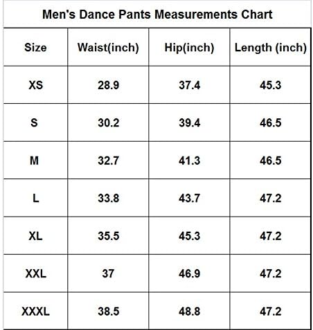 JS Chow Black Boys Muški crni latino dvorana Salsa natjecateljska vježba plesne hlače