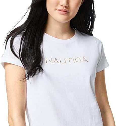 Nautica Women's Easy Comfort Supersoft Cotton Classic Logo majica