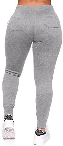 Poseshe Women L-5x plus veličine visoki struj trenerke za crtanje jogger hlače sužene atletske vježbe joga dnevne hlače