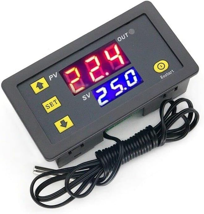 Visoka precizna digitalna temperaturna termostata kontroler crvena plava W3230 AC 110-220V