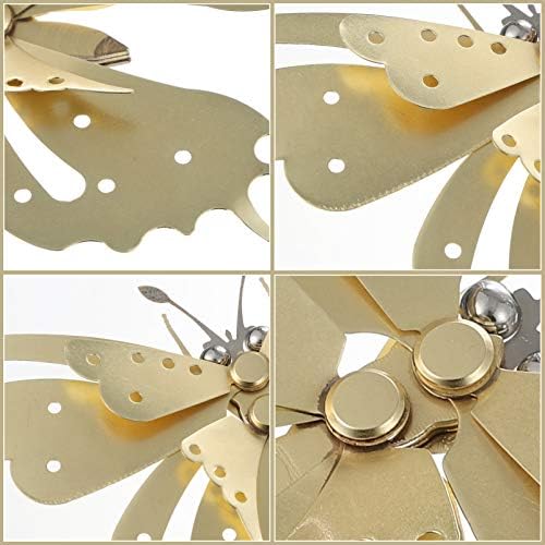 Prijenosni rustikalni Kućni dekor set za igru na otvorenom metalni leptiri zidni ukras metalni 3-inčni metalni ukrasi leteće životinje
