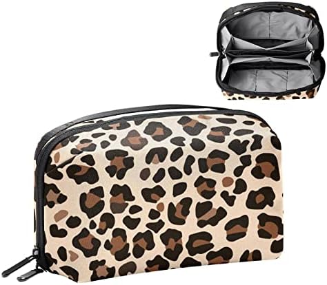 Vodootporne kozmetičke torbe, Putne kozmetičke torbe s leopard bešavnom pozadinom, višenamjenske prijenosne kozmetičke torbe, torba