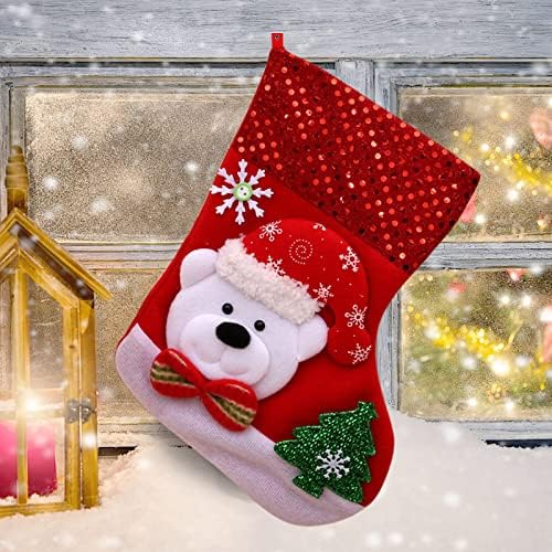 Modne božićne meke čarape za ženske čarape za uređenje čarapa božićna čarapa s sovom