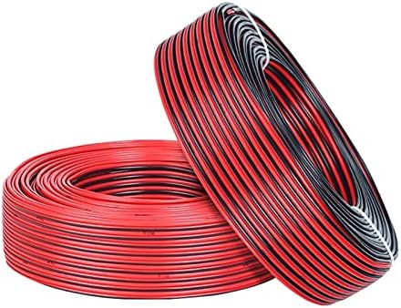 Emajlirana bakrena žica 2-pinski crveno-crni kabel 20/19/18/16/14 _ bakrena električna žica bez kisika fleksibilni kabel za napajanje
