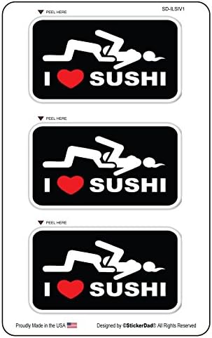 Obožavam sushi v1 vinil kaciga s tvrdom šeširom - Veličina: 2 x 1 Boja: crno/bijelo/crveno - tvrdi šešir, kaciga, prozori, zidovi,