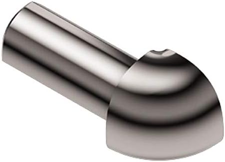 Schluter Rondec - vanjski kut od 90 stupnjeva - za 3/8 debljine pločice - polirani kromirani aluminij