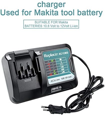 Zamjena za Makita DC10WD-Replace Makita 12V litij punjač baterija Brzo punjenje BL1015/21/41B-
