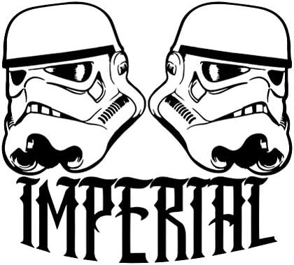 Imperial Stormtrooper kacige siluete vinil naljepnica naljepnica automobila