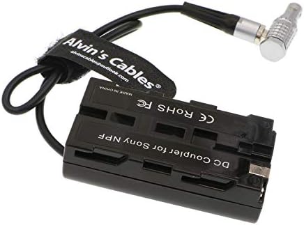 Alvinovi kabeli Z Cam E2 Flagship 2 PIN do NP F970 lutke kabela za napajanje baterije za atomos ninja v shinobi monitor pravi kut 2