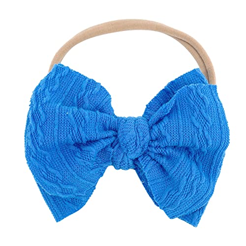 Trake za glavu za djevojčice mekane za malu djecu, za dječake, za djevojčice, elastična jednobojna traka za kosu s mašnom, pokrivalo