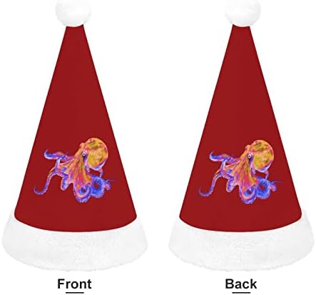 Šareni Božićni šešir od hobotnice personalizirani šešir Djeda Mraza smiješni Božićni ukrasi