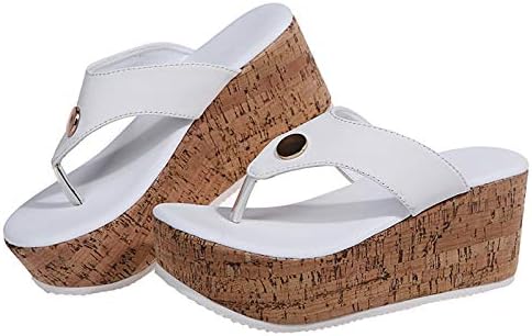 IQKA Ženske sandale sandale ljetne casual cipele isječak nožnog nogu prozračna peta na otvorenom za slobodno vrijeme Slobodne klizače