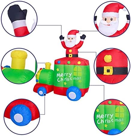Korisnički božićni božićni Božić na napuhavanje Djeda Mraza s igračkama za vožnju božićne dekoracije za uređenje zabave na otvorenom