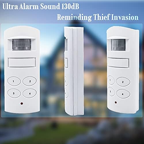 Alarm senzora pokreta, garaža i alarm, bežični infracrveni sustav kućne sigurnosti, PIR Motion Detector Alert 130dB sirena glasna