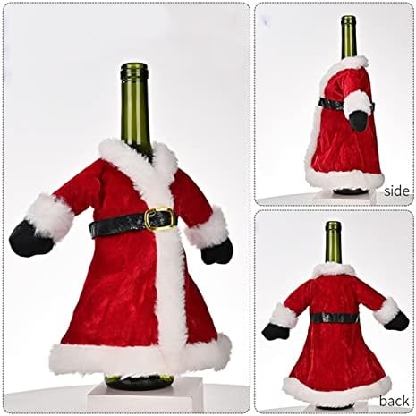 Pifude božićni ukrasi božićna boca vina set kućica Djeda Djeda boca vina kapica snježni držač poklon božićna nova godina ukras