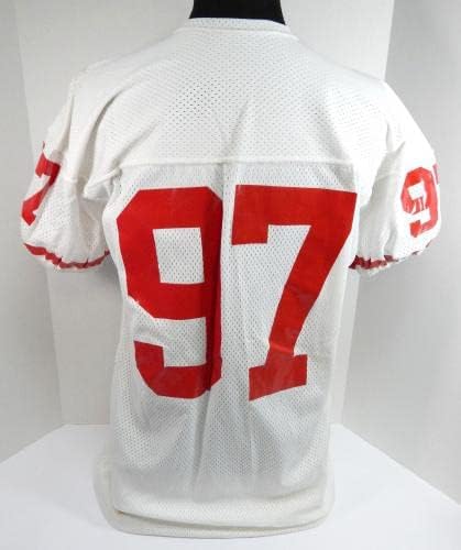 Krajem 1980 -ih početkom 1990 -ih San Francisco 49ers 97 Igra korištena bijelog Jersey 48 702 - Nepotpisana NFL igra korištena dresova
