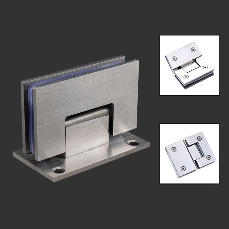 SXNBH 90 stupnjeva na vrata za tuširanje četkana zgloba od nehrđajućeg čelika Zidna nosač za kupaonicu za zamjenu staklenih vrata debljine