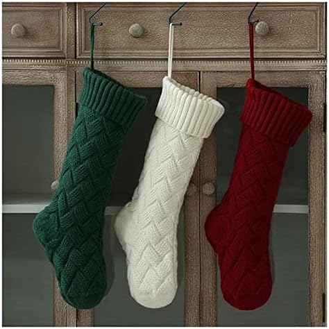 Deflab čarape, božićne čarape, pletene božićne čarape, personalizirane ukrase za čarape za dekoraciju u kući za odmor božićne čarape