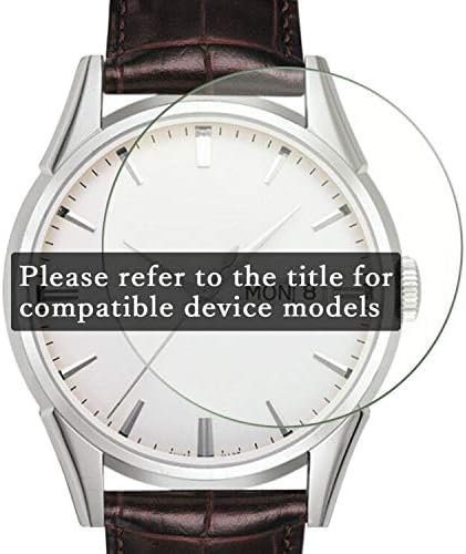 Synvy [3 pakiranje] Zaslon zaslona, ​​kompatibilan s Casio MTP-VT01L-7B2 TPU Film Smartwatch Smart Watch Protectors [Ne ublaženo staklo]