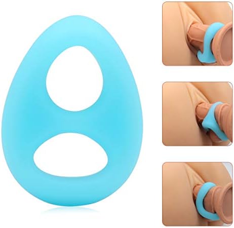 Premium rastezljivi silikonski penis prsten za poboljšanje erekcije, glatki meki penis prsten stimulira jače jače duže seksualne igračke