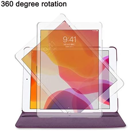 HSXFL rotirajuća futrola za iPad 9,7 inča 2018 2017 / iPad Air 2 slučaja - 360 stupnjeva rotirajuća stajalište Smart Cover Slučaj s