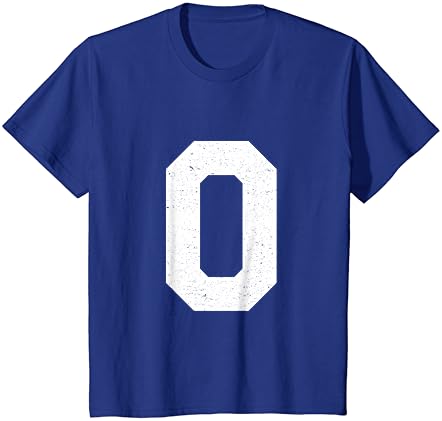 Jersey Uniform blok broj 0 nula majica