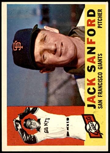 1960. Topps 165 Jack Sanford San Francisco Giants Ex Giants