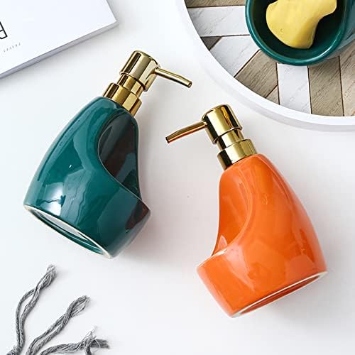 MKKEL ručno izrađena keramička boca sapuna, raspršivač pumpe za sapunu, pritisnite bočicu, šampon za tuširanje sapuna za suble, boca