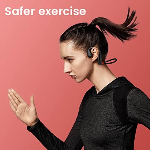 Kosti provodljivosti bežične ušice Bluetooth 5,2 slušalice, otvoreni uši ultralight Sportske slušalice s mikrofonom za trčanje, biciklizam,