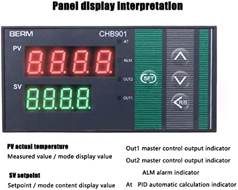 Studiset PID regulator temperature 180-240Vac 0-400 stupnjeva CHB901 FK02-MVXAN relej SSR termostat Inteligentni podesivi termostat
