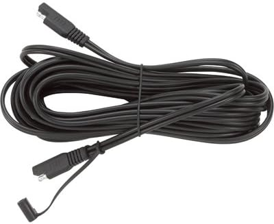 BatteryMinder DCE25 DC Extension kabel - Teški dužnik 16 mjerača - Crni zatvarač - Automobilski SAE konektori metaka - idealna serija