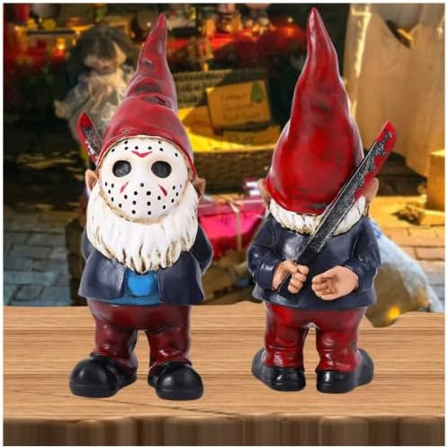 Uluze Gnomes ukrasi za kućni vrtni gnomi smiješni halloween gnome ukrasi za seoski ured 8 visoki dekor- crveni
