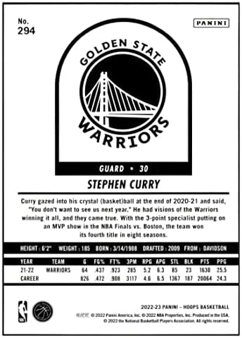 Stephen Curry 2022-23 Panini obruči premium folija /199294 nm+ -mt+ NBA košarkaški ratnici