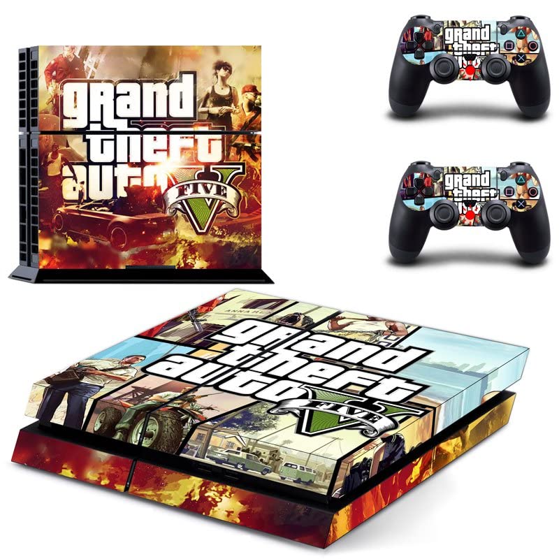 Za PS5 Digital - Game Grand GTA krađa i Auto PS4 ili PS5 naljepnica kože za PlayStation 4 ili 5 konzola i kontrolera naljepnica vinil