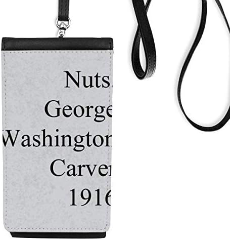 George Carver citira telefonsku torbicu za telefon Viseti mobilna vrećica crni džep