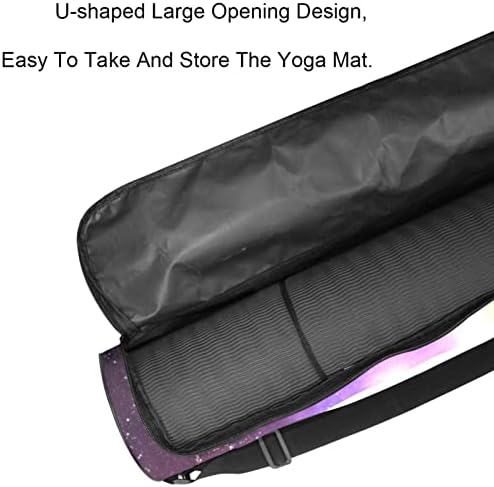 Torba za joga prostirku za žene, torba za nošenje joga prostirke s patentnim zatvaračem s podesivim remenom za žene i muškarce