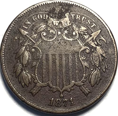 1871. P Shield dva centra dva centa izuzetno fino