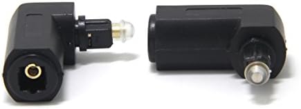 Drevni toslink desni kut 90 stupnjeva digitalni optički audio kabelski adapter muško na žensko
