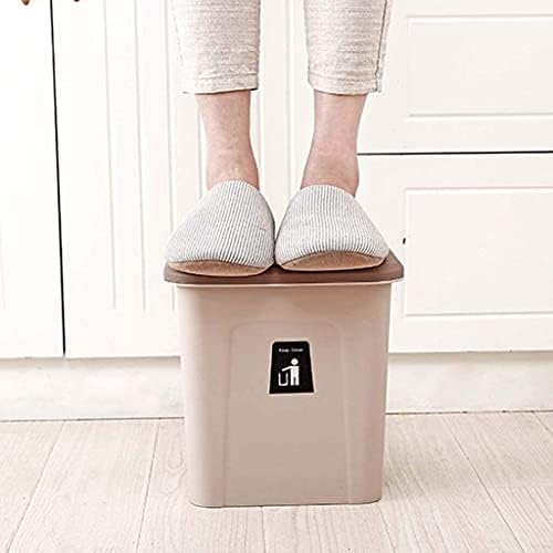 Kontejner za smeće bucket bucket za spavaću sobu kanta za smeće za kućni ured kuhinja kada kanta za smeće / siva