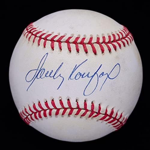 Sandy Koufax potpisala je autogramirani onl bejzbol JSA razred 8 LOA xx15566 - Autografirani bejzbol