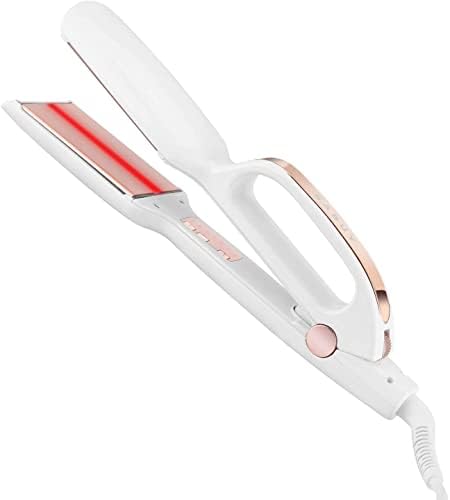 Titanium ravna željezna dlaka, ravnatelj kose i curler 2 u 1 za kosu, vrući alati za kosu za uvijanje za struju za profesionalni salonski