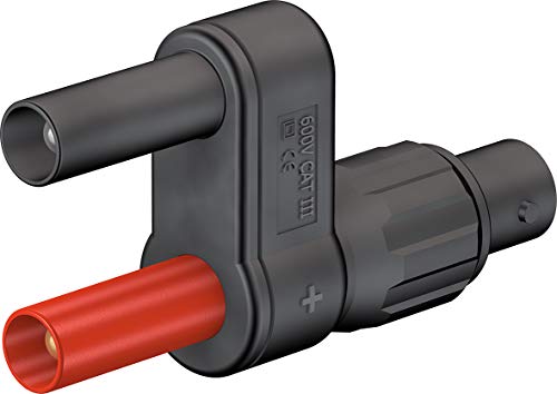 Multi-kontakt 67.9537-21 Staubli Električni priključci BNC adapter, 4 mm, crni