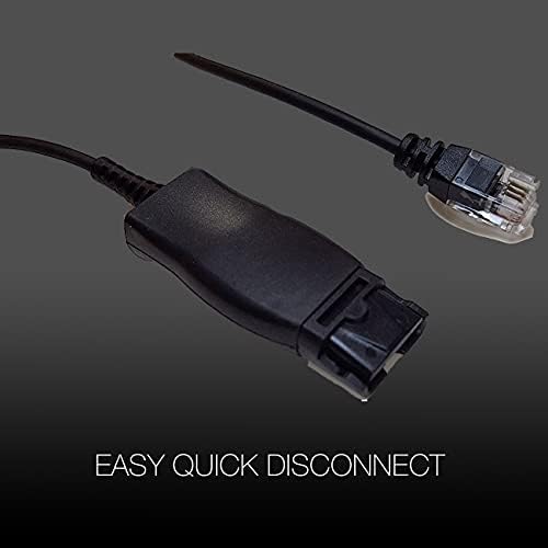 Kabel za slušalice kompatibilan s Plantronics QD za odabir Avaya telefona - J139, J169, J179, 1608.1616, 9610, 9620, 9620L, 9620c,