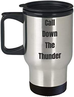 Ideja poklona za kavu Thunder Putnice za meteorologa Storm Chaser ljubitelj vremenskih prilika Ceraunophilia Novelty šala gag Gag nazovi
