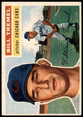 1956. Topps bejzbol 96 Bill Tremel Chicago Cubs izvrsno sivo leđa