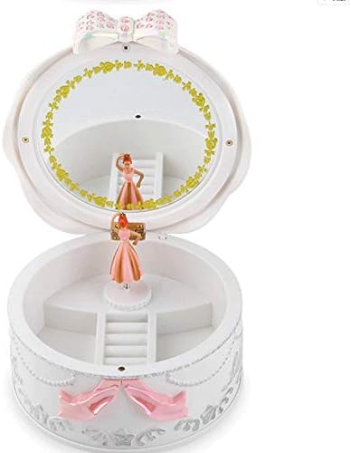 XJJZS GIRL Glazbeni nakit kutija rotirajuća muzička kutija Phonograph Dječje igračke za djecu rođendanske poklone