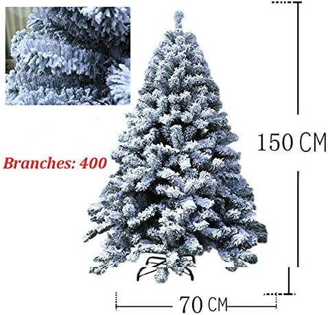 5 stopa, javno božićno drvce Umjetno božićno drvce, jelo ukrašavanje božićnog drvca sklopivi stalak lako sastavljanje odmor dekor-b