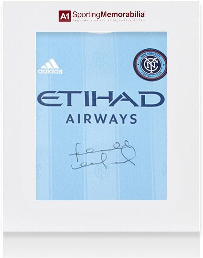 Frank Lampard potpisao je majicu New York City FC: dom, 2021-22 - Poklon kutija - Autografirani nogometni dresovi