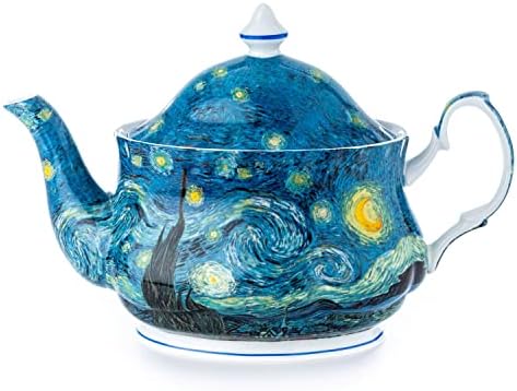 McIntosh van Gogh Starry Night Fine Bone China Teapot