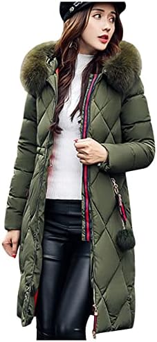 Nrealy zimske prešiljene jakne za žene plus kaputi s kapuljačom zip up parka